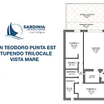 Punta Est - Trilo Erica Terrazza Panoramica Lägenhet